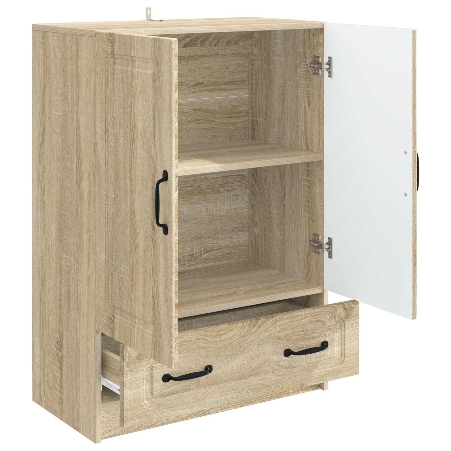 vidaXL Πλαϊνό γραφείο με συρτάρι Sonoma Δρυς 66 x 34,5 x 92 εκ.