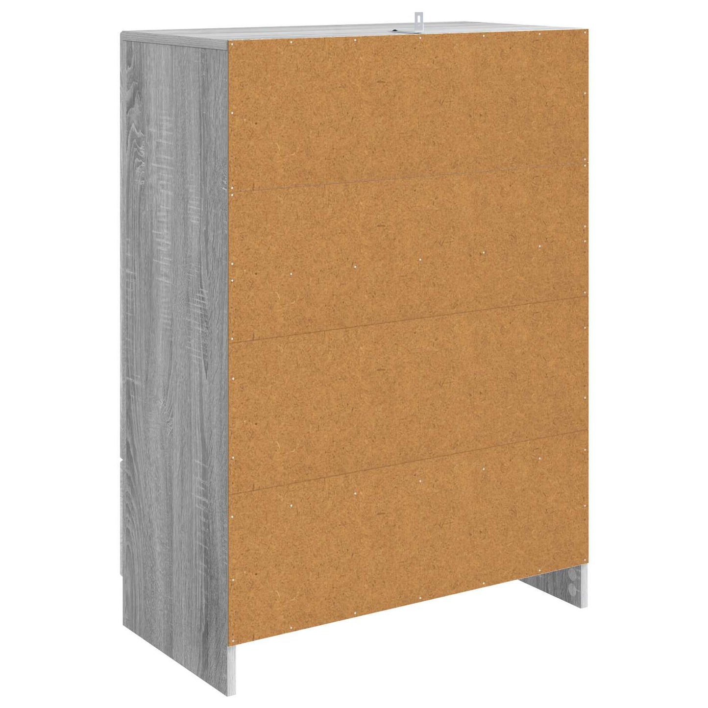 vidaXL Πλαϊνό γραφείο με συρτάρι Γκρι Sonoma 66 x 34,5 x 92 εκ.