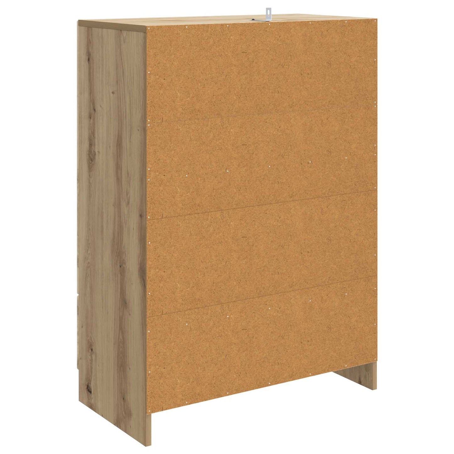 vidaXL Πλαϊνό γραφείο Artisan Δρυς 66 x 34,5 x 92 εκ.