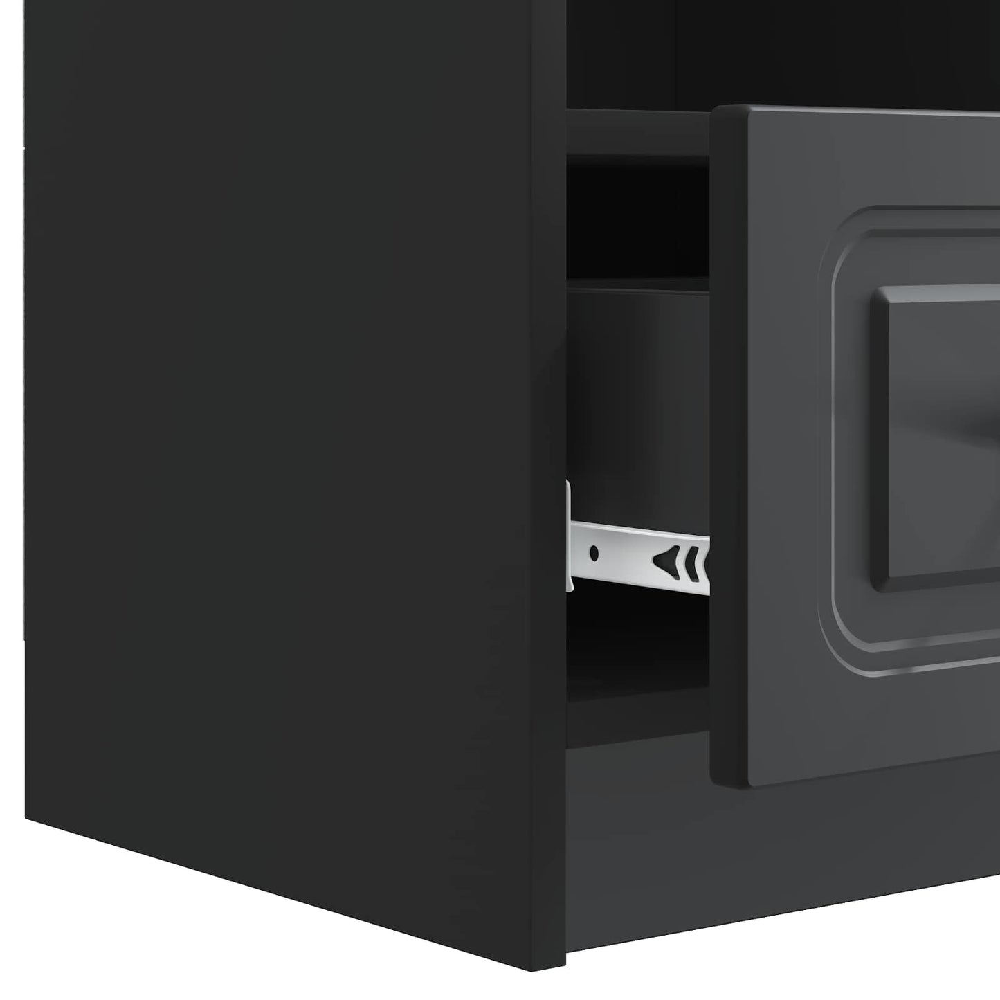 vidaXL Ντουλάπι TV Μαύρο 102 x 34,5 x 47 εκ Επεξεργασμένο Ξύλο