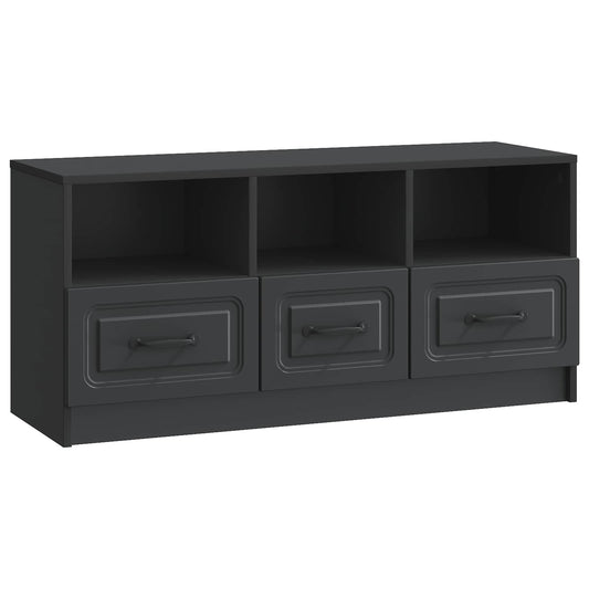 vidaXL Ντουλάπι TV Μαύρο 102 x 34,5 x 47 εκ Επεξεργασμένο Ξύλο