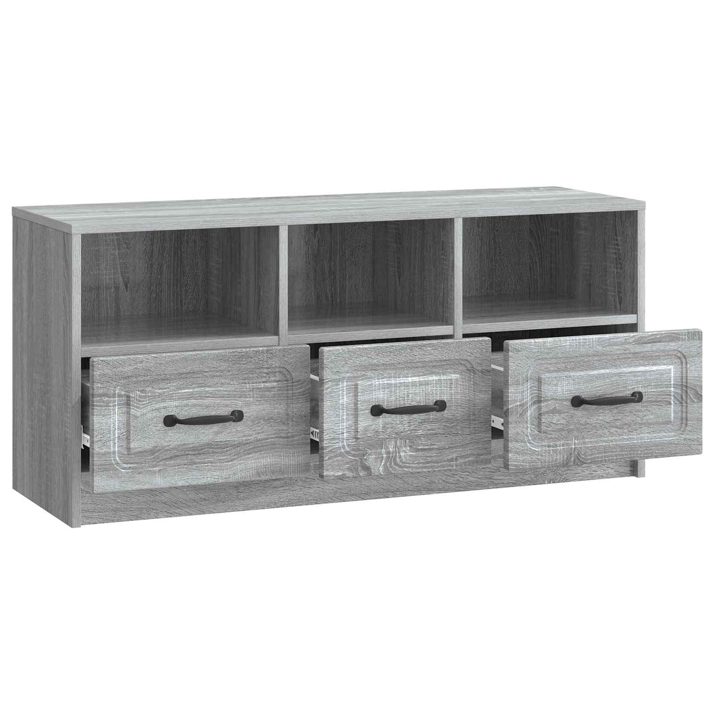 vidaXL Ντουλάπι TV Γκρι Sonoma 102 x 34,5 x 47 εκ Επεξεργασμένο Ξύλο