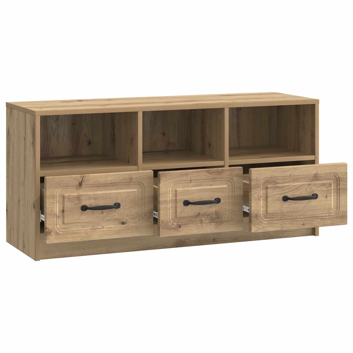 vidaXL Ντουλάπι TV Artisan Δρυς 102 x 34,5 x 47 εκ Επεξεργασμένο Ξύλο