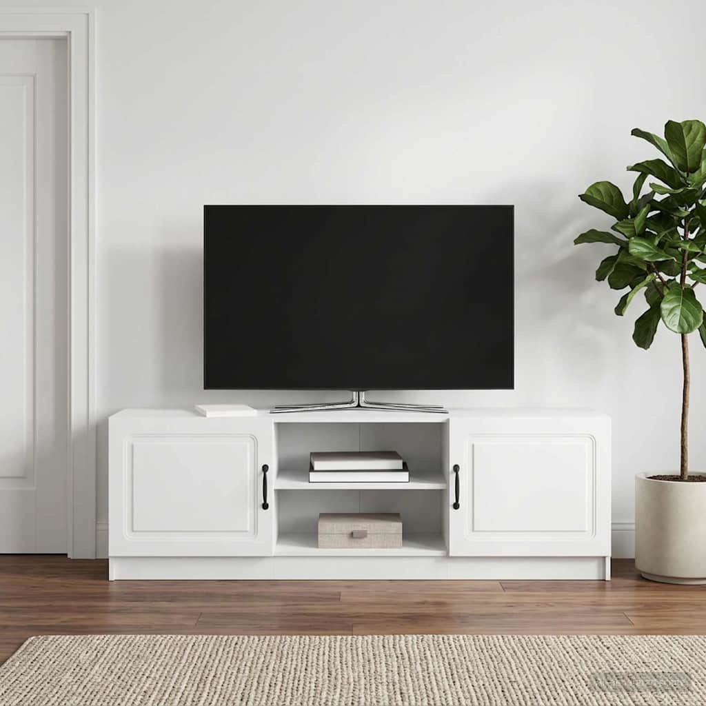 vidaXL Ντουλάπι TV Λευκό 150 x 31 x 47 εκ Επεξεργασμένο Ξύλο
