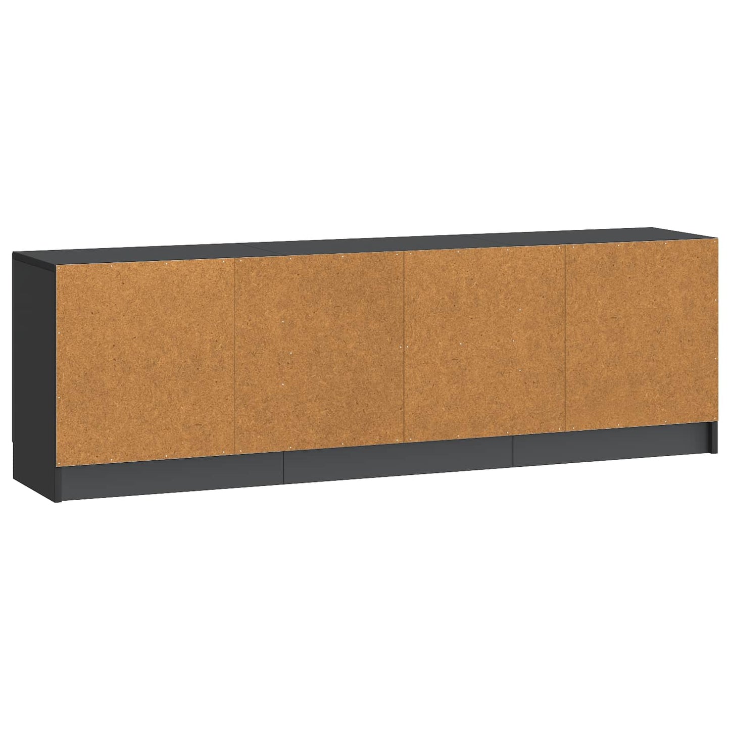 vidaXL Ντουλάπι TV Μαύρο 150 x 31 x 47 εκ Επεξεργασμένο Ξύλο