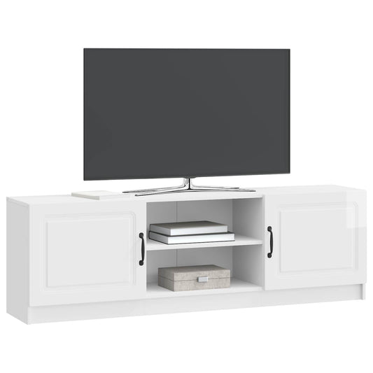 vidaXL Ντουλάπι TV Γυαλιστερό Λευκό 150 x 31 x 47 εκ