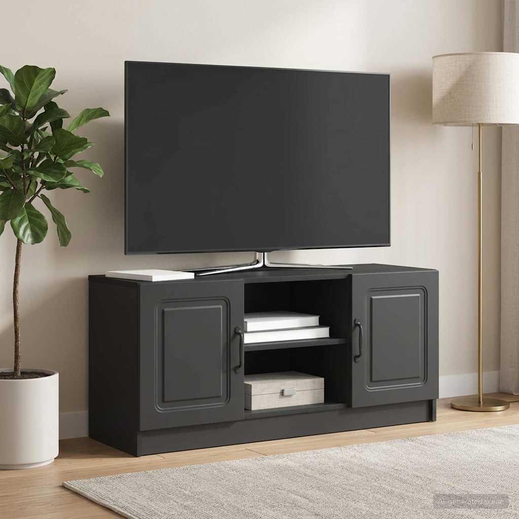 vidaXL Ντουλάπι TV Μαύρο 102 x 34,5 x 47 εκ Επεξεργασμένο Ξύλο