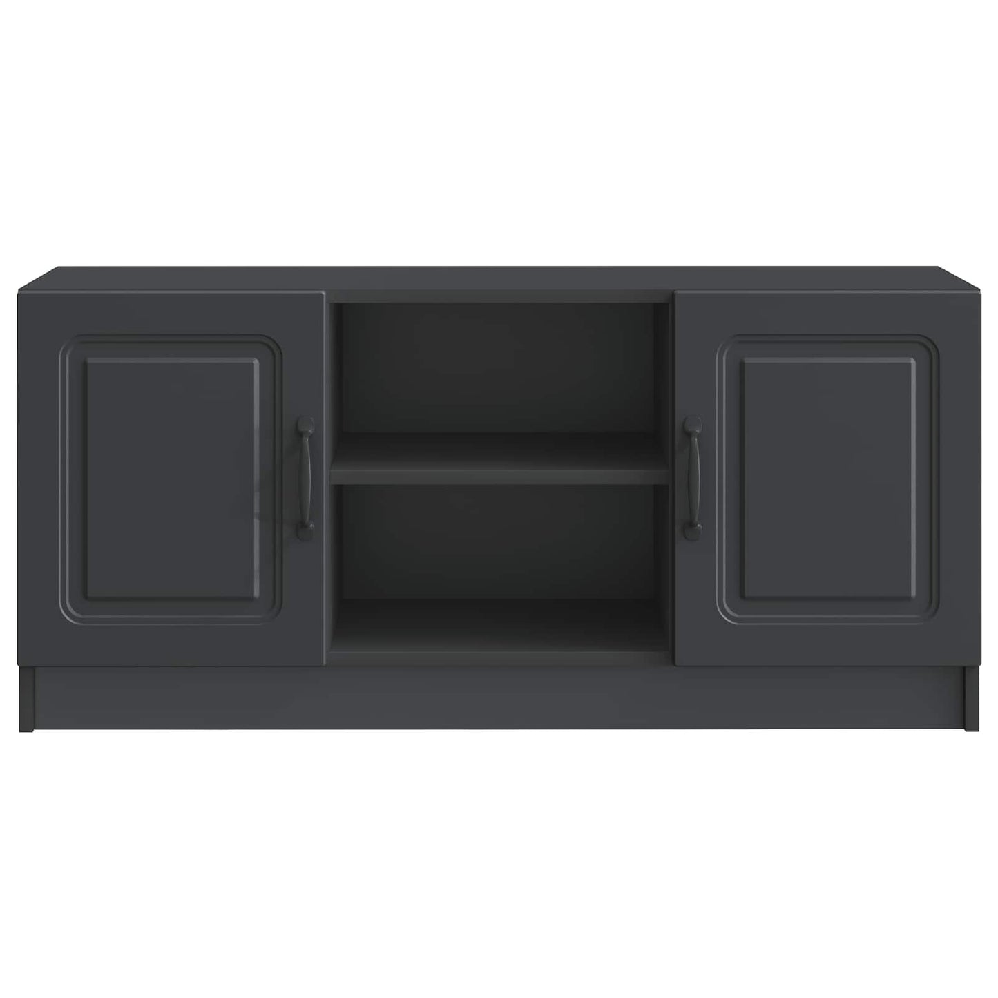 vidaXL Ντουλάπι TV Μαύρο 102 x 34,5 x 47 εκ Επεξεργασμένο Ξύλο