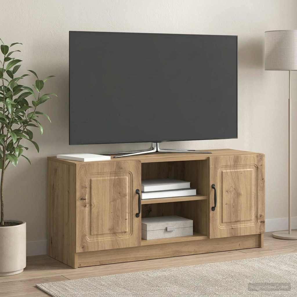 vidaXL Ντουλάπι TV Artisan Δρυς 102 x 34,5 x 47 εκ Επεξεργασμένο Ξύλο