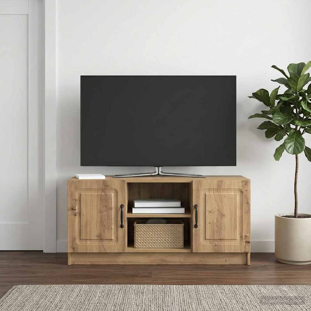 vidaXL Ντουλάπι TV Artisan Δρυς 102 x 34,5 x 47 εκ Επεξεργασμένο Ξύλο