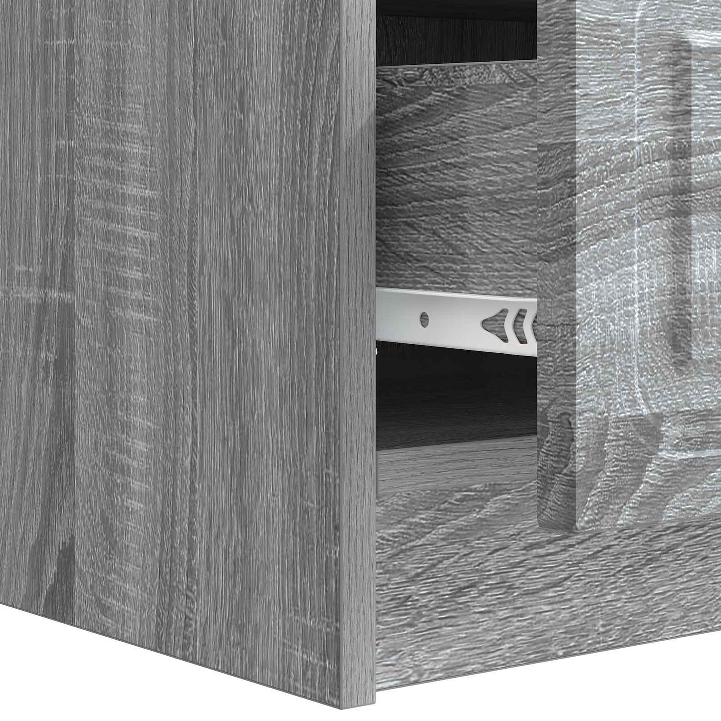 vidaXL Ντουλάπι TV Γκρι Sonoma 147 x 34,5 x 27 εκ Επεξεργασμένο Ξύλο