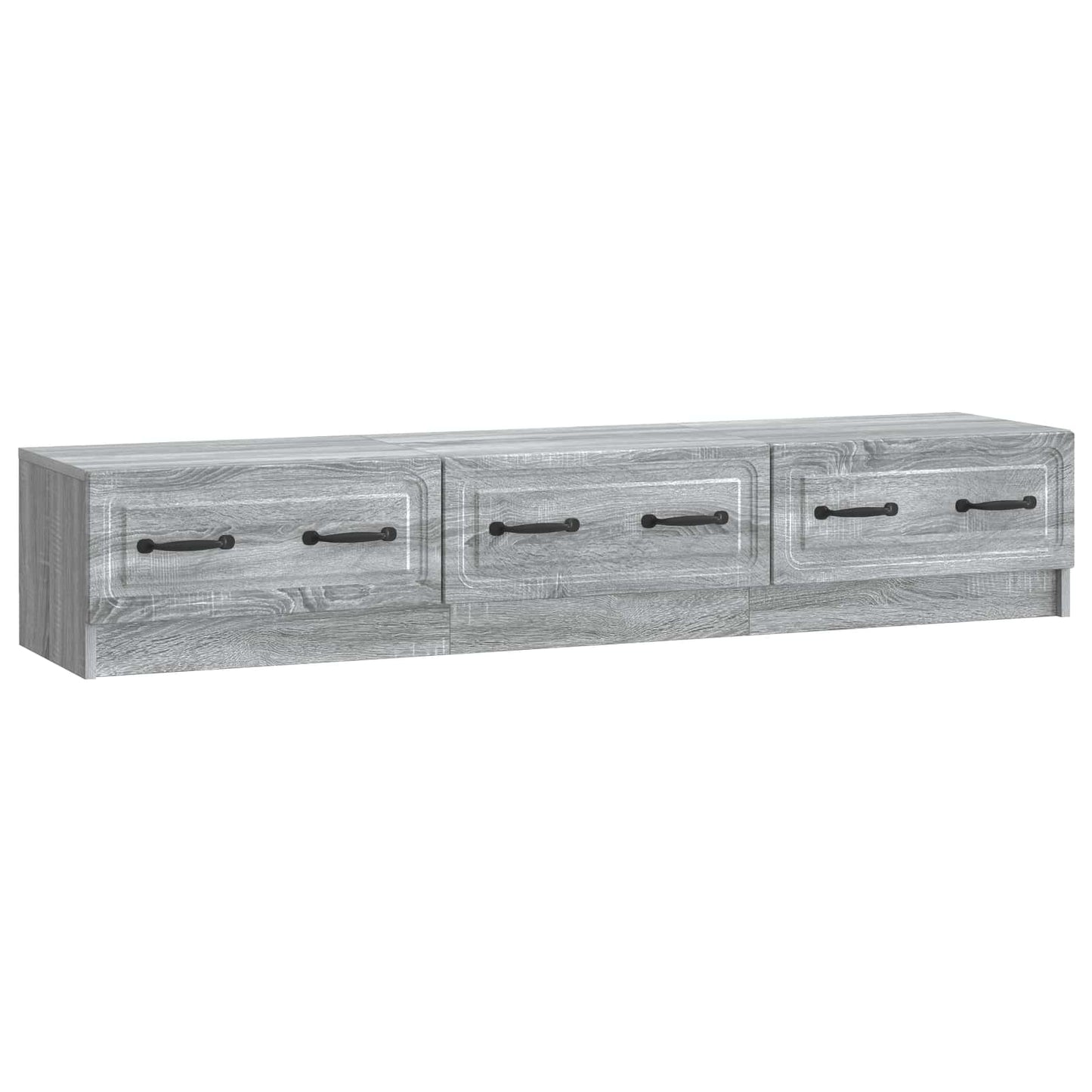 vidaXL Ντουλάπι TV Γκρι Sonoma 147 x 34,5 x 27 εκ Επεξεργασμένο Ξύλο