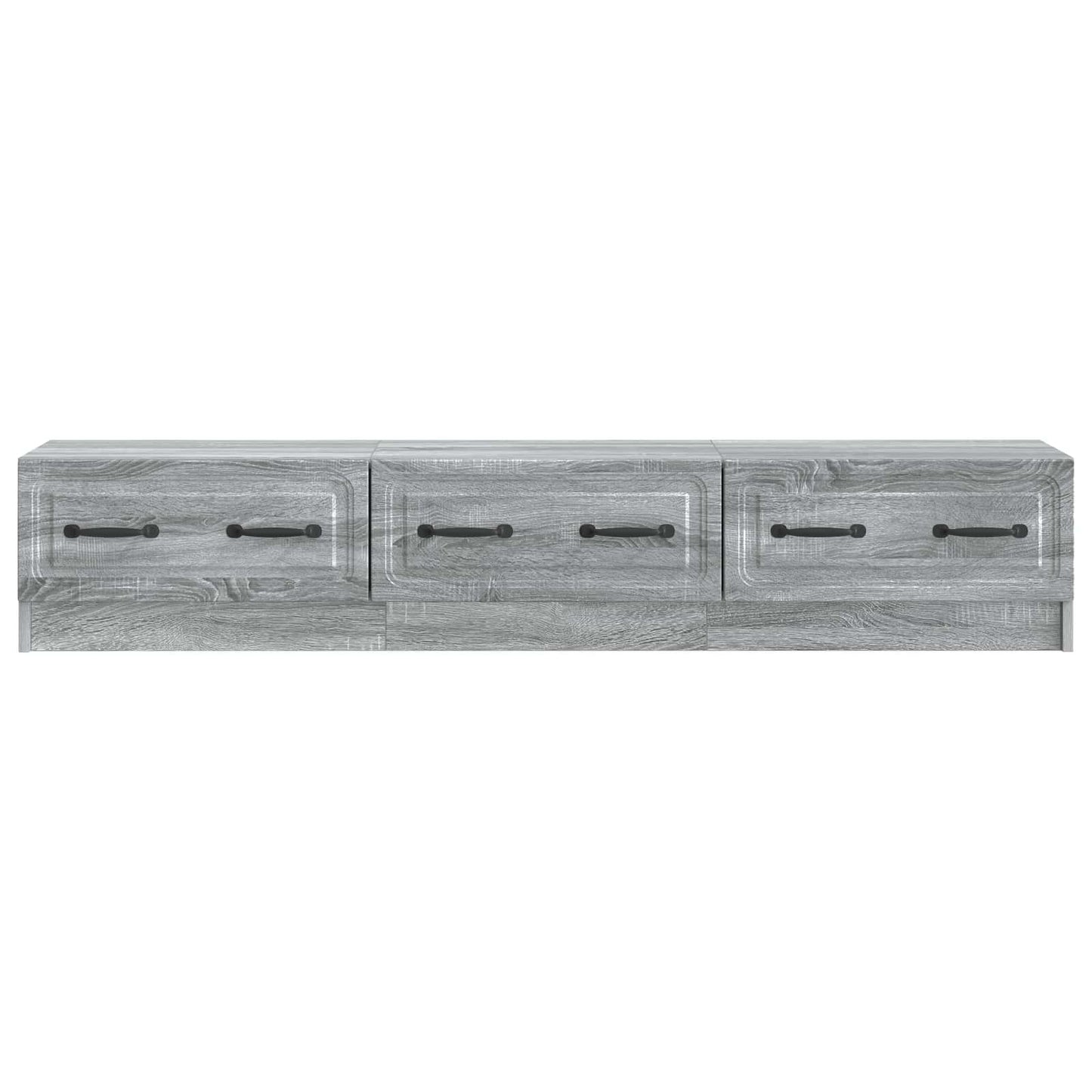 vidaXL Ντουλάπι TV Γκρι Sonoma 147 x 34,5 x 27 εκ Επεξεργασμένο Ξύλο