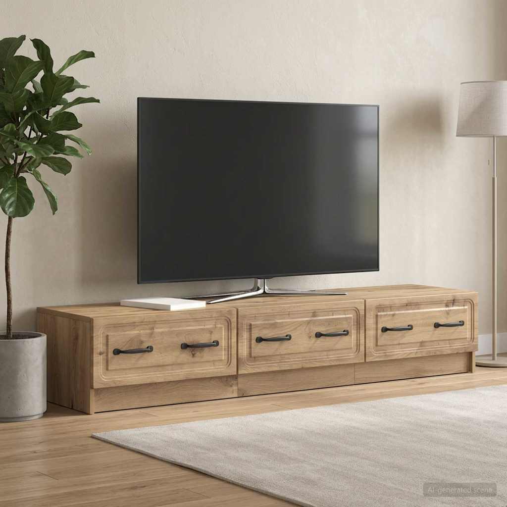 vidaXL Ντουλάπι TV Artisan Δρυς 147 x 34,5 x 27 εκ Επεξεργασμένο Ξύλο