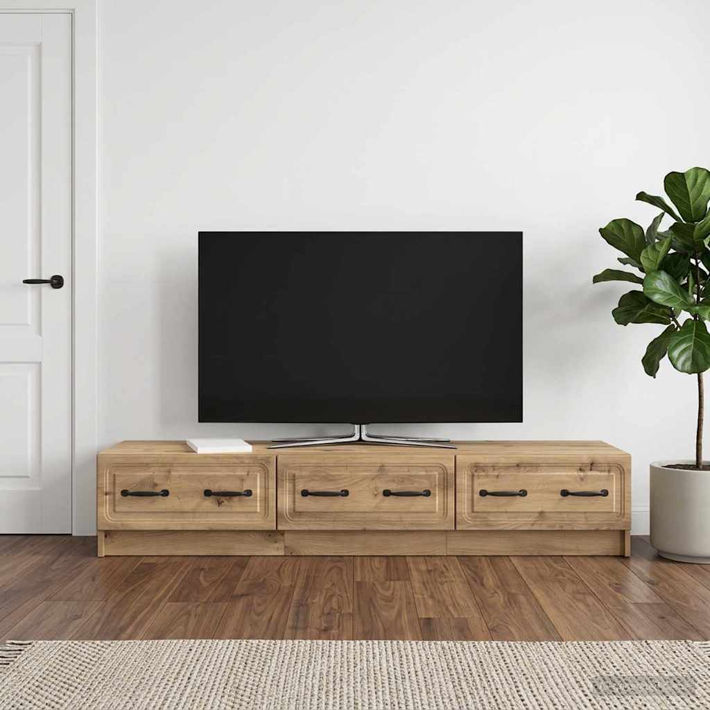 vidaXL Ντουλάπι TV Artisan Δρυς 147 x 34,5 x 27 εκ Επεξεργασμένο Ξύλο