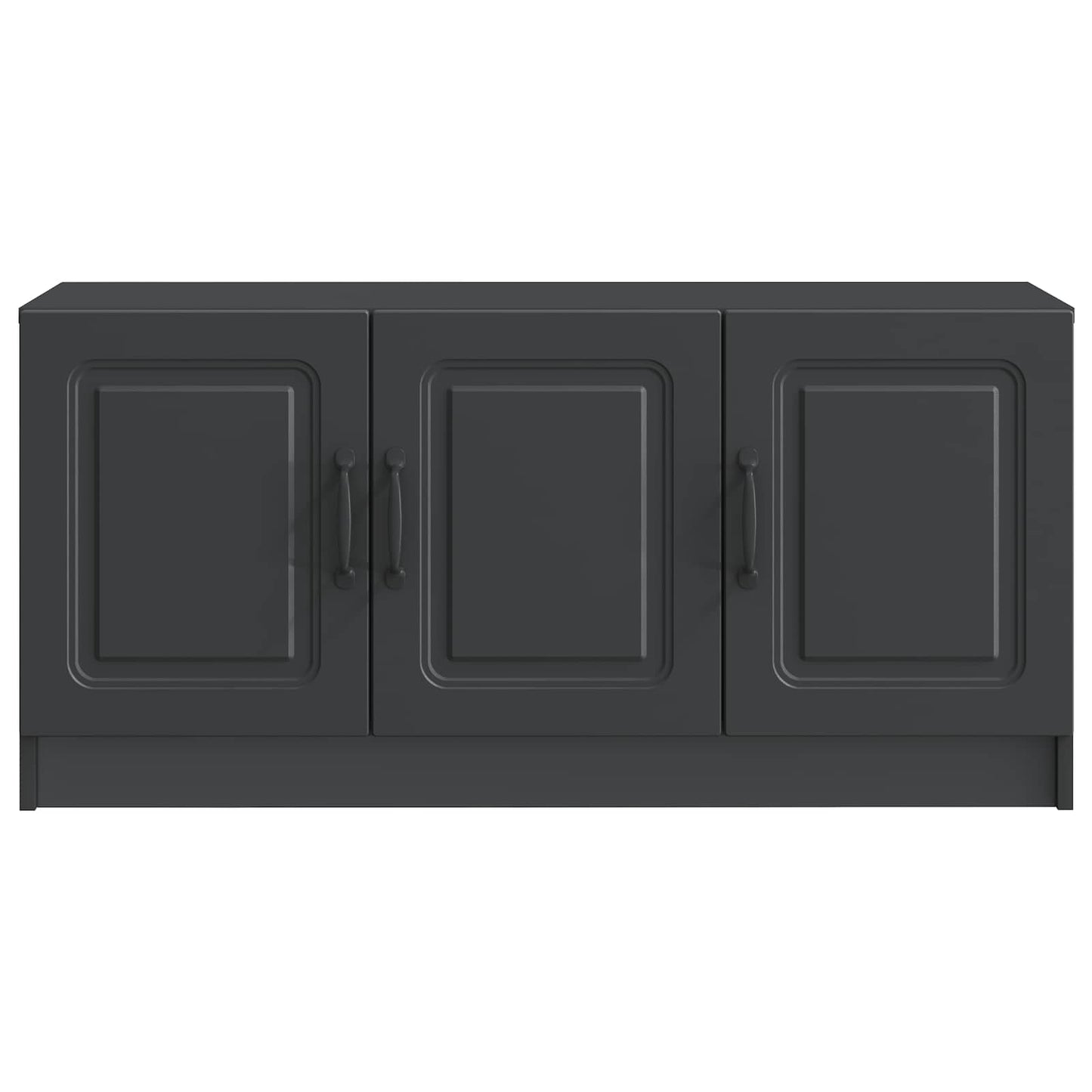 vidaXL Ντουλάπι TV Μαύρο 99 x 34,5 x 47 εκ Επεξεργασμένο Ξύλο