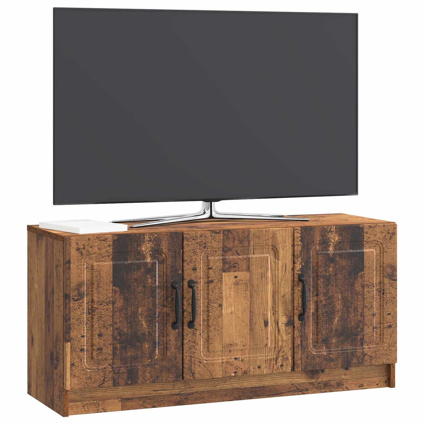 vidaXL Ντουλάπι TV Παλαιωμένο ξύλο 99 x 34,5 x 47 εκ
