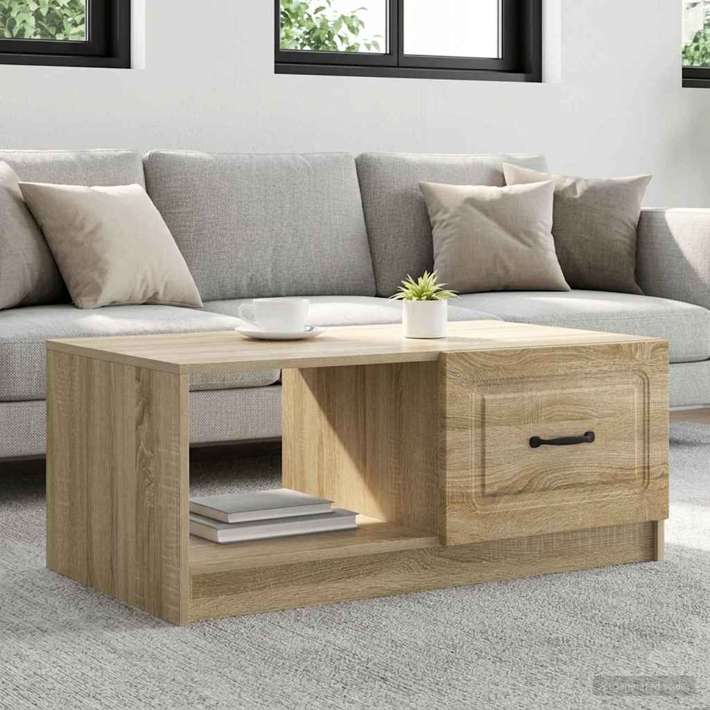 vidaXL Τραπεζάκι σαλονιού Sonoma Δρυς 90 x 50 x 37 εκ