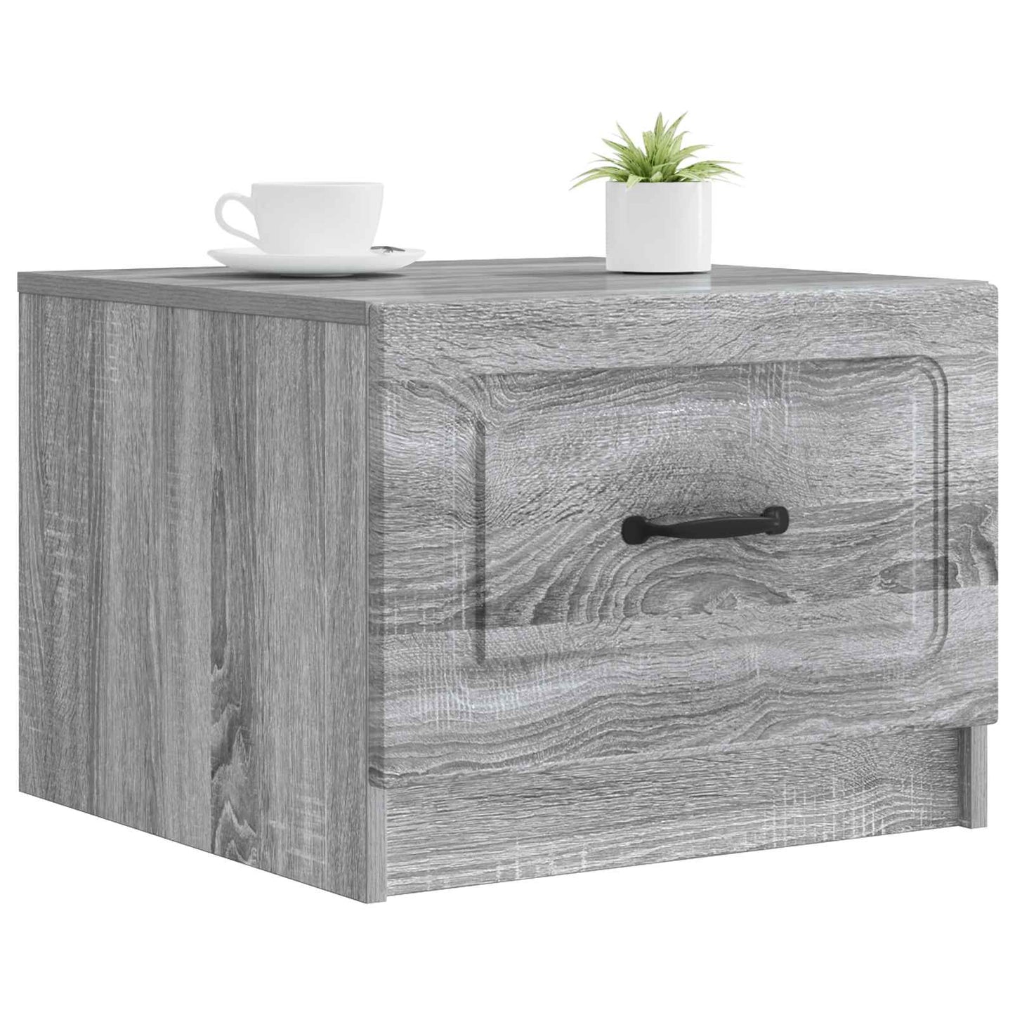 vidaXL Τραπεζάκι σαλονιού με συρτάρι Γκρι Sonoma 49 x 50 x 37 εκ.