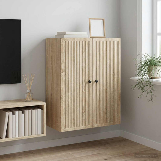 vidaXL Τοίχου Ντουλάπα Sonoma Δρυς 66 x 34,5 x 90 εκ