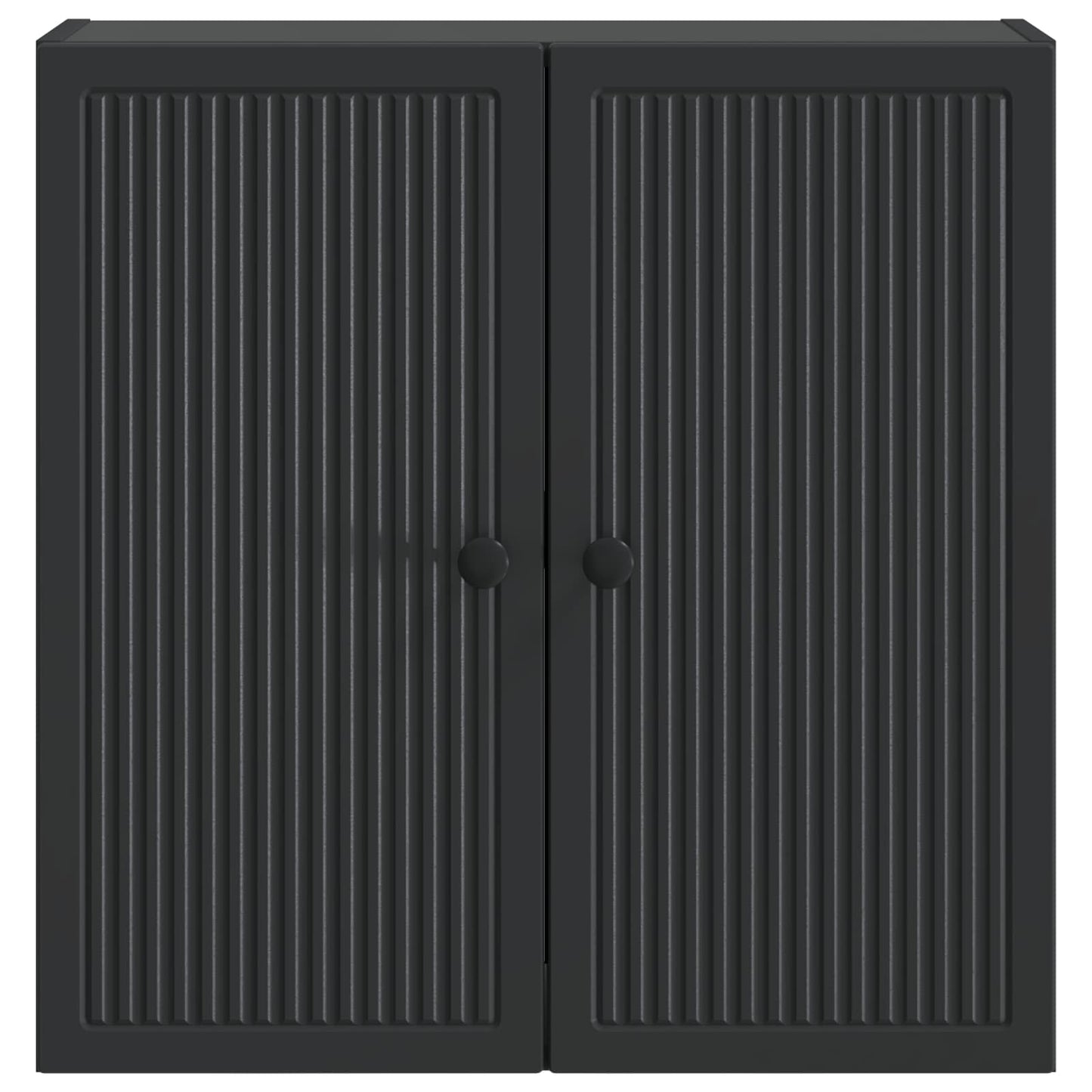 vidaXL Τοίχου Ντουλάπα Μαύρο 59 x 31 x 60 εκ Επεξεργασμένο Ξύλο