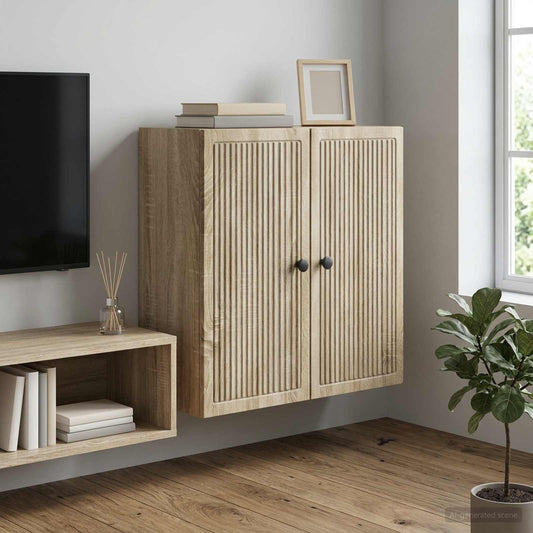 vidaXL Τοίχου Ντουλάπα Sonoma Δρυς 59 x 31 x 60 εκ Επεξεργασμένο Ξύλο