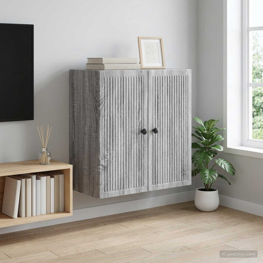 vidaXL Τοίχου Ντουλάπα Γκρι Sonoma 59 x 31 x 60 εκ Επεξεργασμένο Ξύλο