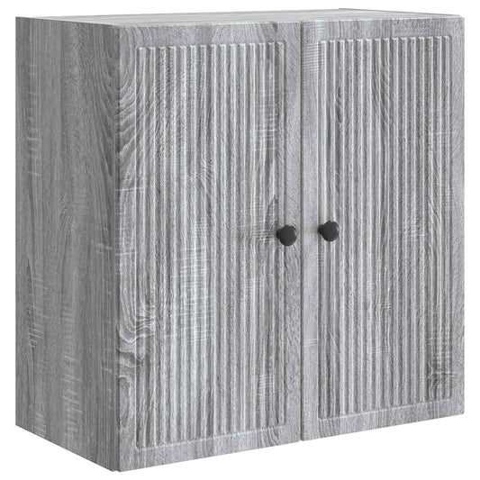 vidaXL Τοίχου Ντουλάπα Γκρι Sonoma 59 x 31 x 60 εκ Επεξεργασμένο Ξύλο