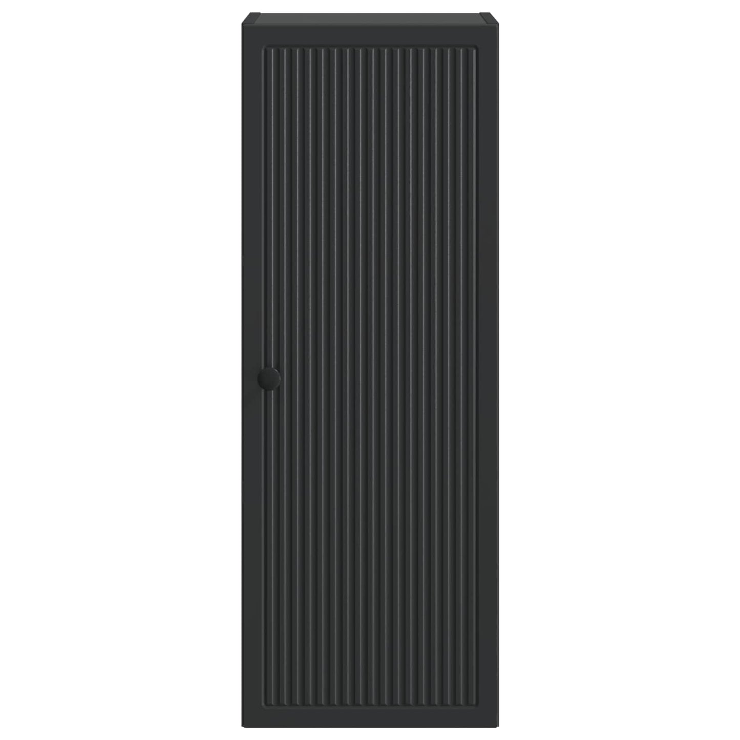 vidaXL Τοίχου Ντουλάπα Μαύρο 33 x 34,5 x 90 εκ Επεξεργασμένο Ξύλο
