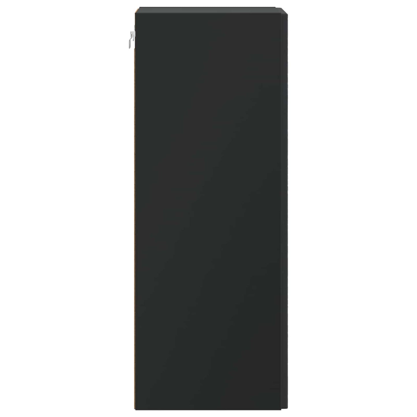 vidaXL Τοίχου Ντουλάπα Μαύρο 33 x 34,5 x 90 εκ Επεξεργασμένο Ξύλο