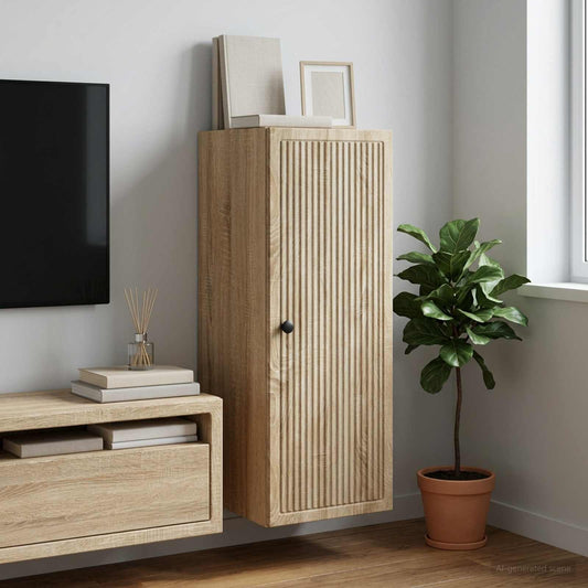 vidaXL Τοίχου Ντουλάπα Sonoma Δρυς 33 x 34,5 x 90 εκ