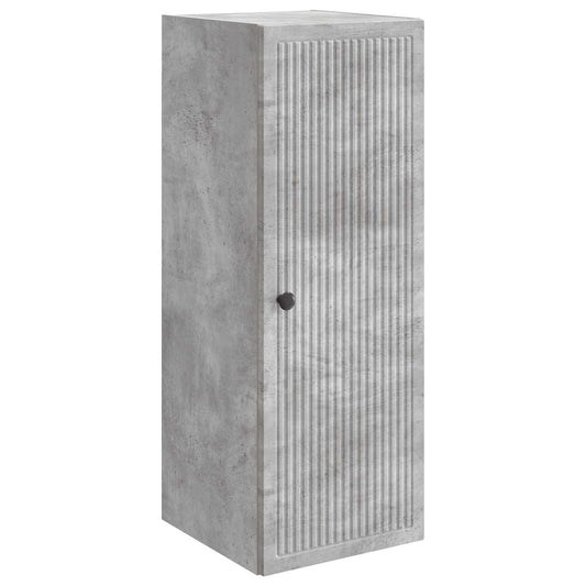 vidaXL Τοίχου Ντουλάπα Γκρι Σκυροδέματος 33 x 34,5 x 90 εκ