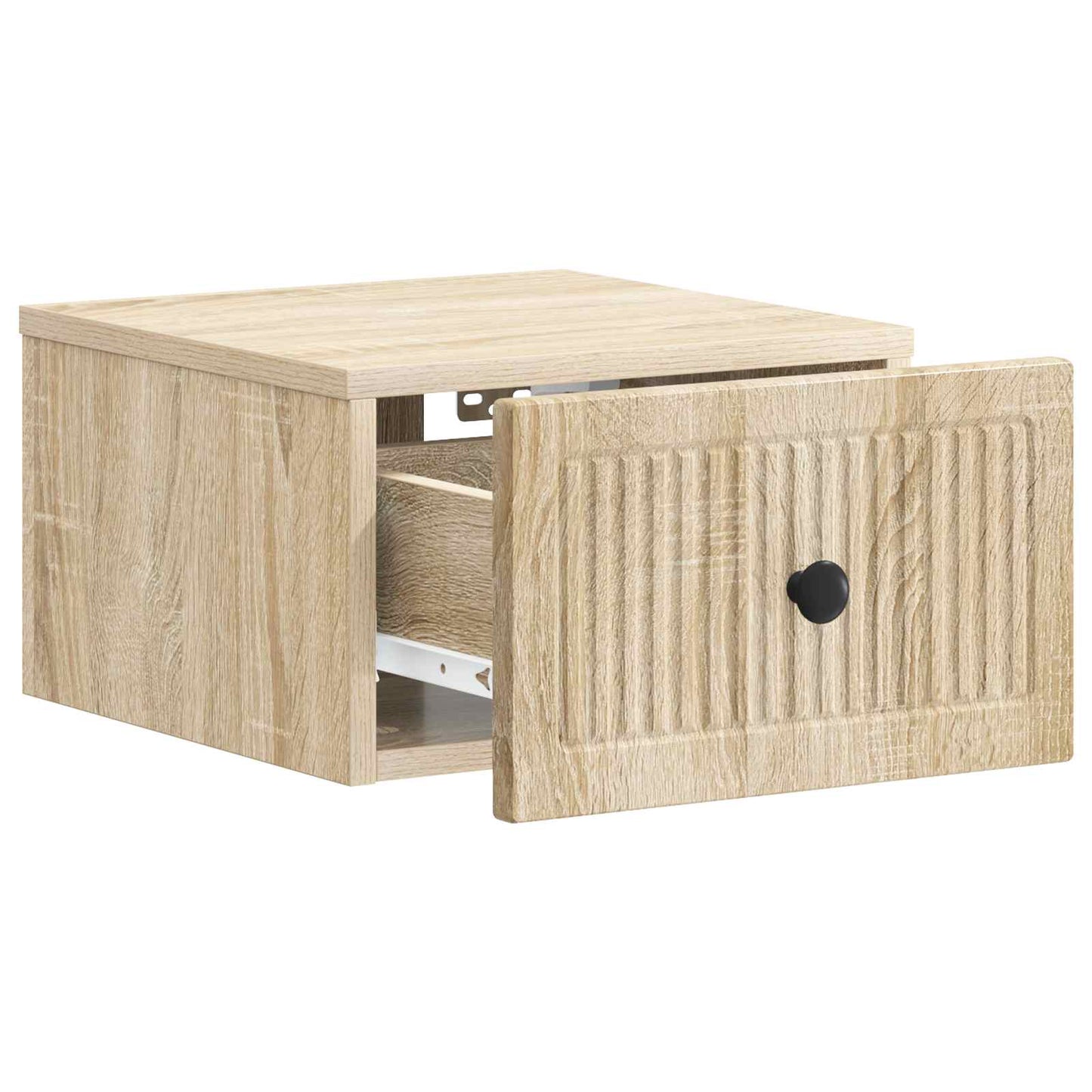 vidaXL Τοίχου Κρεμαστό Κομοδίνο 2 τμχ. Sonoma Δρυς 33 x 34,5 x 20 εκ