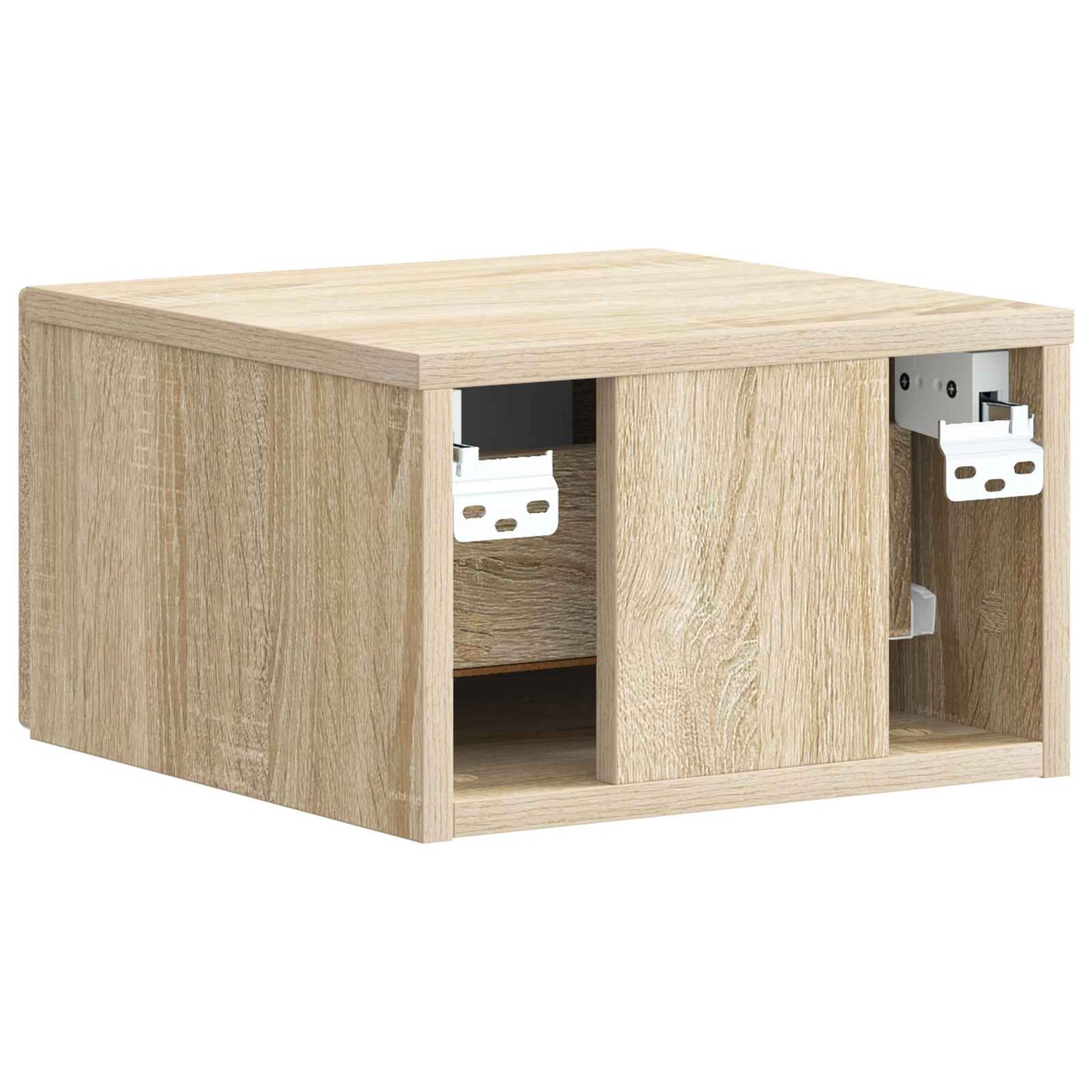vidaXL Τοίχου Κρεμαστό Κομοδίνο 2 τμχ. Sonoma Δρυς 33 x 34,5 x 20 εκ