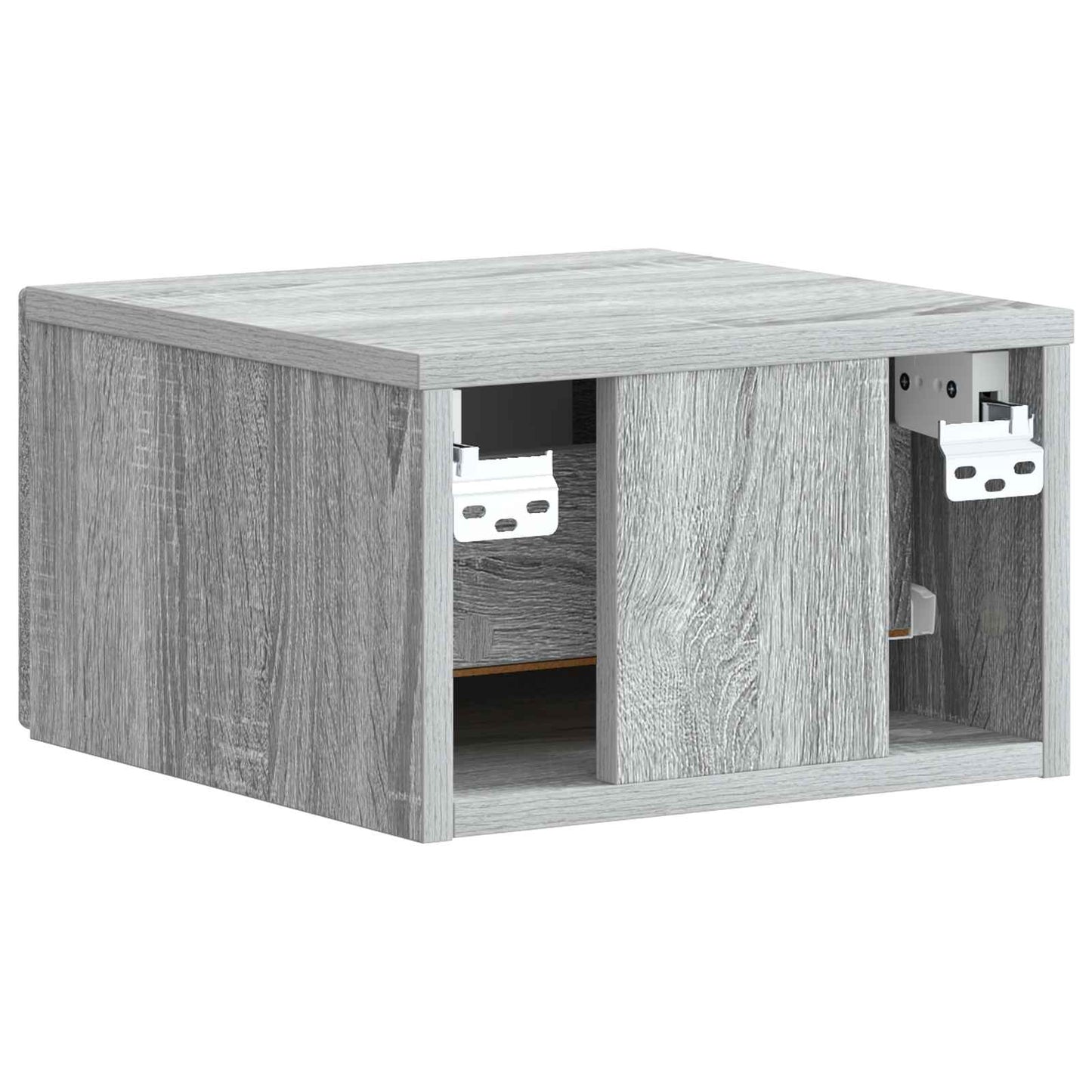 vidaXL Τοίχου Κρεμαστό Κομοδίνο Γκρι Sonoma 33 x 34,5 x 20 εκ