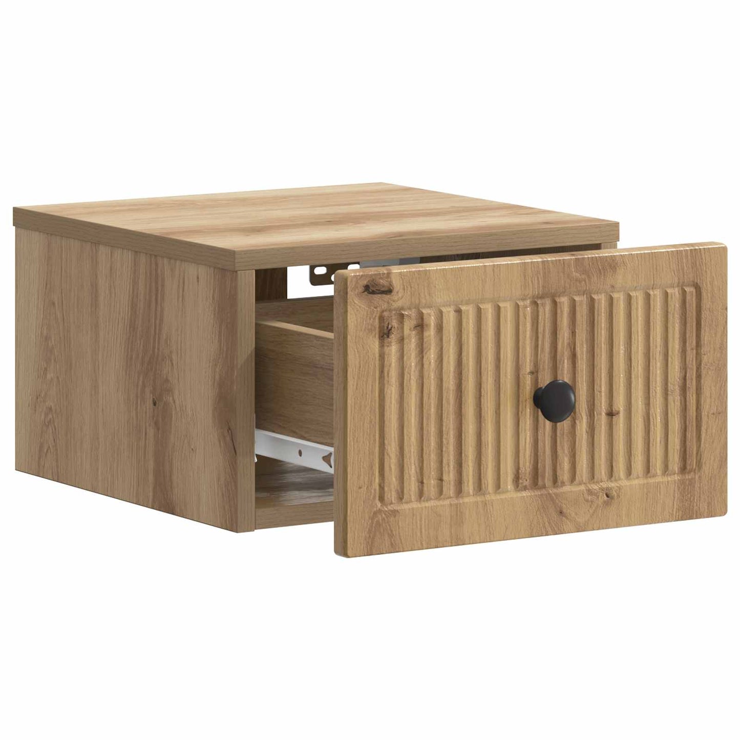 vidaXL Τοίχου Κρεμαστό Κομοδίνο 2 τμχ. Artisan Δρυς 33 x 34,5 x 20 εκ