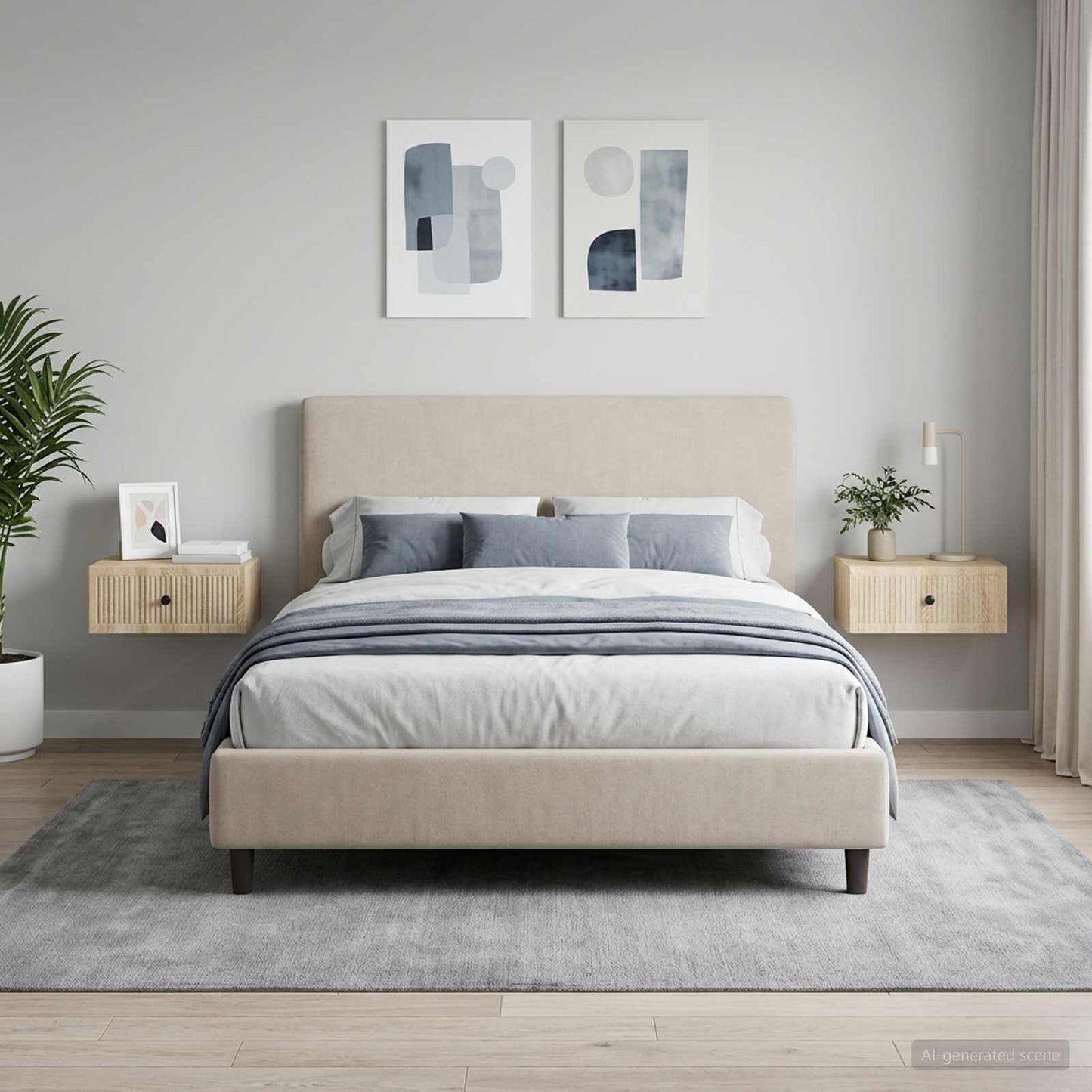 vidaXL Κομοδίνο 2 τμχ. Sonoma Δρυς 49 x 34,5 x 20 εκ.
