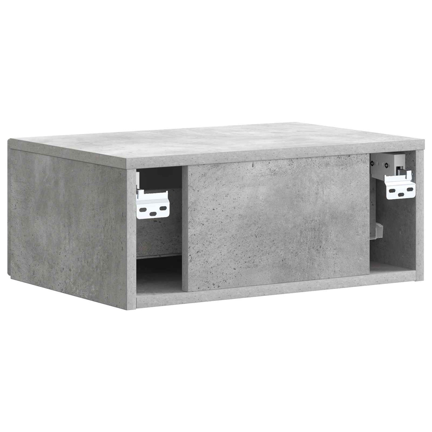 vidaXL Κομοδίνο 2 τμχ. Γκρι Σκυροδέματος 49 x 34,5 x 20 εκ.