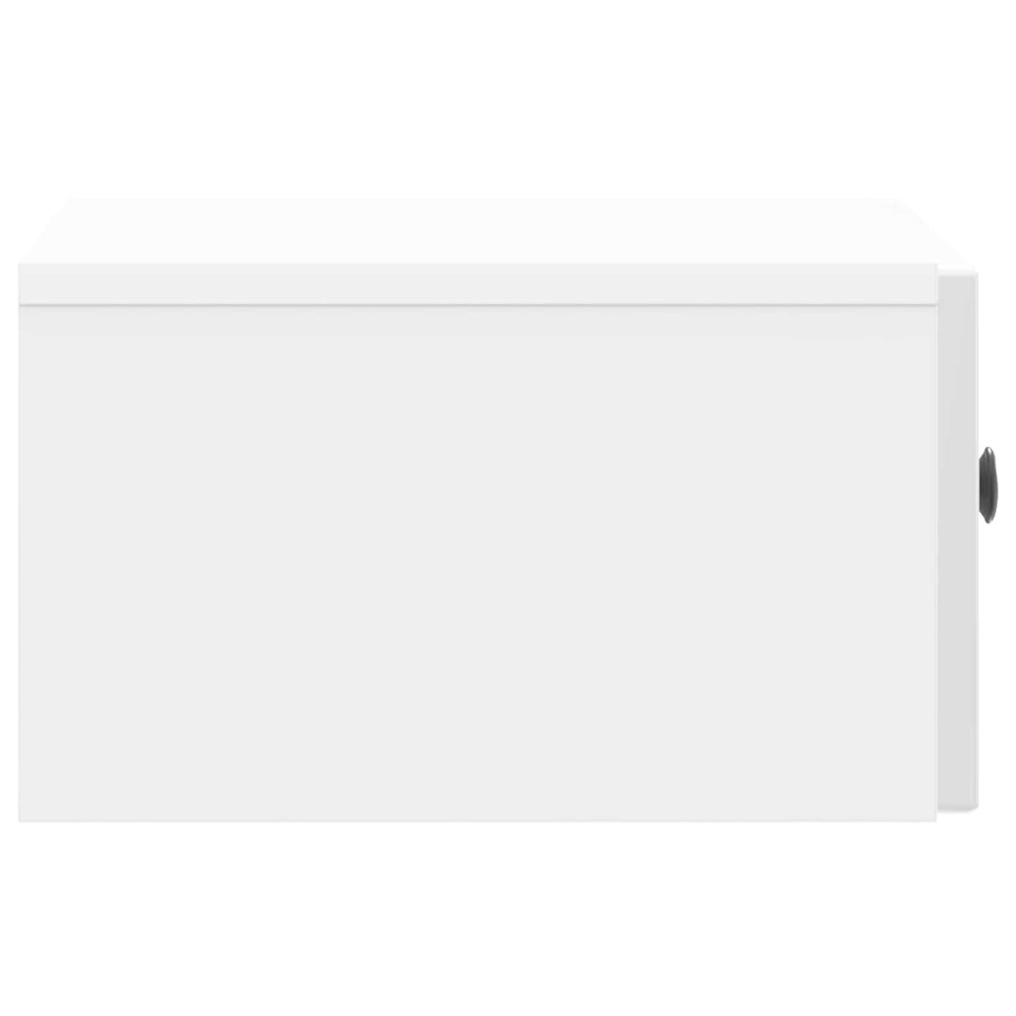 vidaXL Κομοδίνο 2 τμχ. Γυαλιστερό Λευκό 49 x 34,5 x 20 εκ.