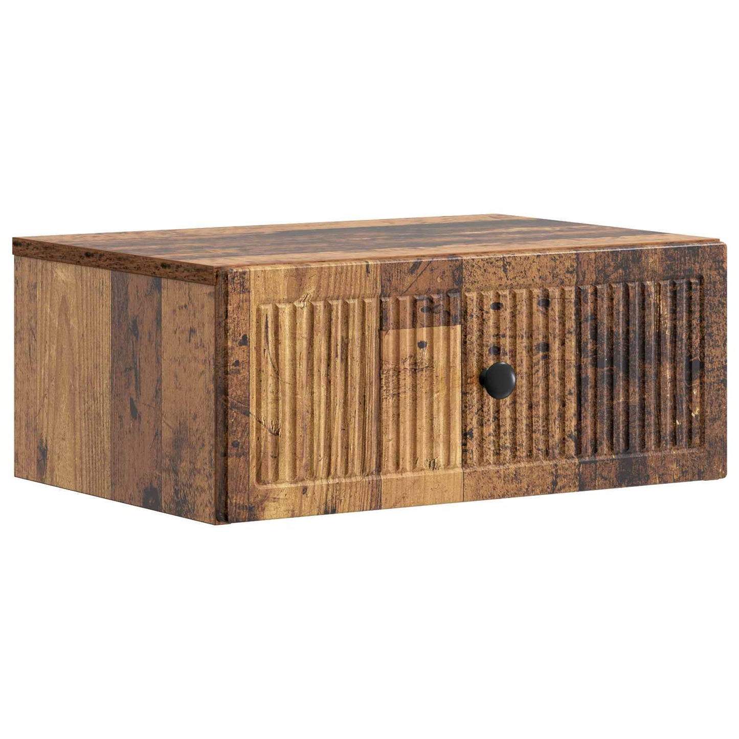 vidaXL Κομοδίνο 2 τμχ. Παλαιωμένο ξύλο 49 x 34,5 x 20 εκ.