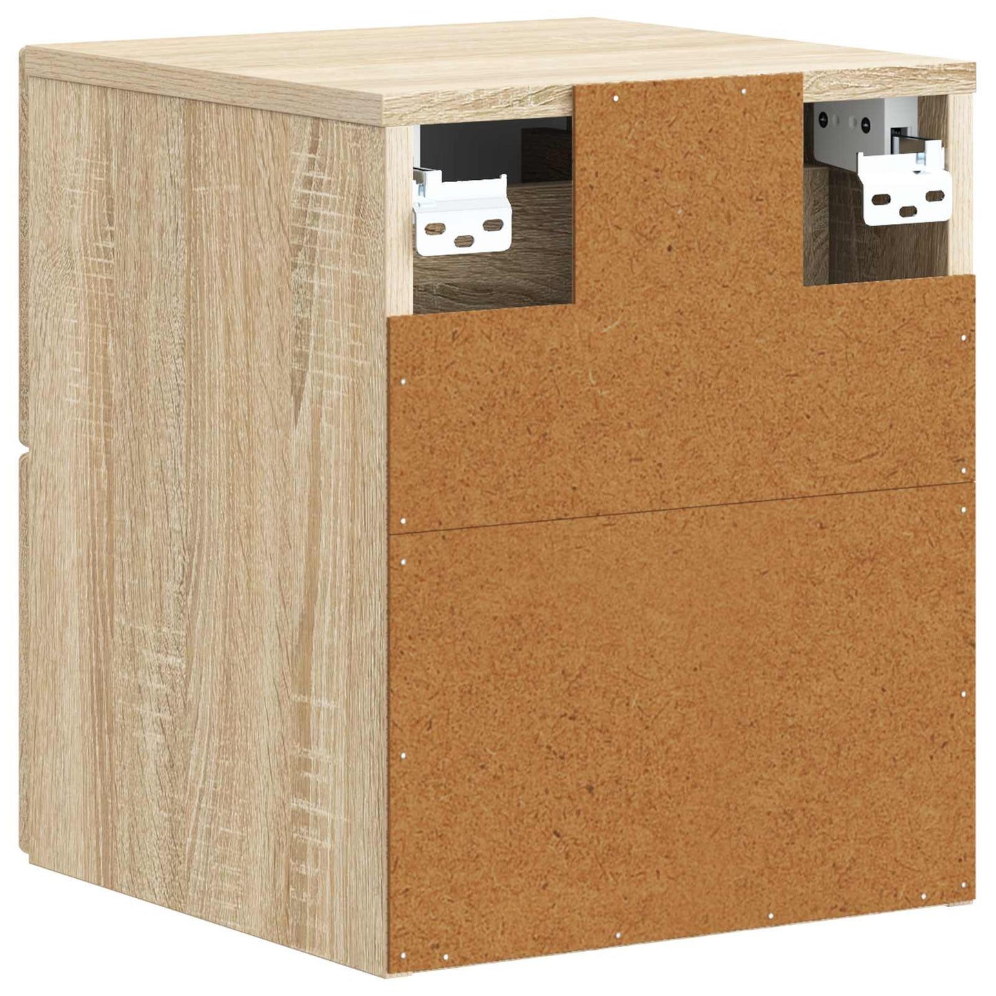 vidaXL Τοίχου Κρεμαστό Κομοδίνο Sonoma Δρυς 33 x 34,5 x 40 εκ