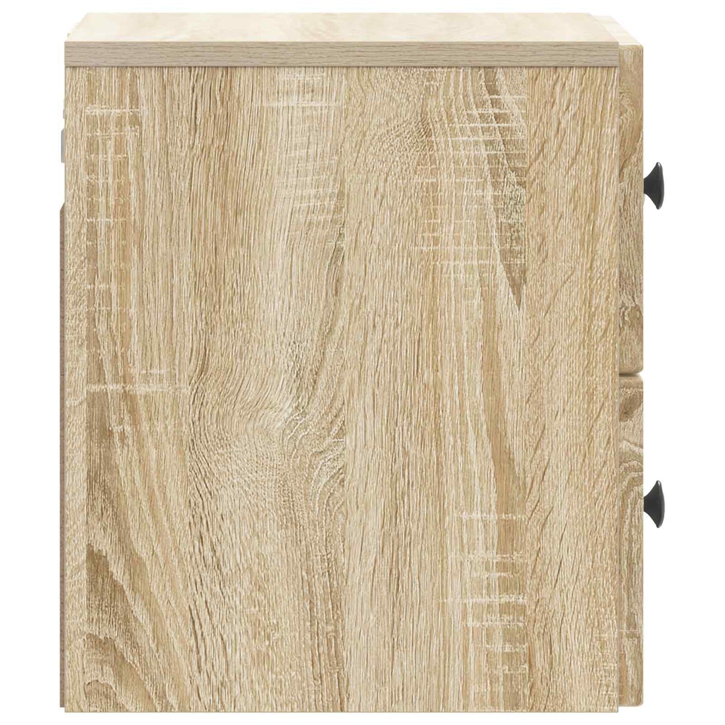vidaXL Τοίχου Κρεμαστό Κομοδίνο 2 τμχ. Sonoma Δρυς 33 x 34,5 x 40 εκ