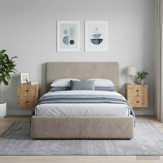 vidaXL Τοίχου Κρεμαστό Κομοδίνο 2 τμχ. Artisan Δρυς 33 x 34,5 x 40 εκ