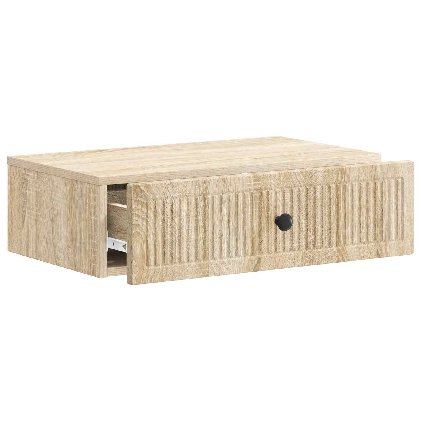 vidaXL Τραπεζάκι Τοίχου Sonoma Δρυς 59 x 34,5 x 17 εκ.