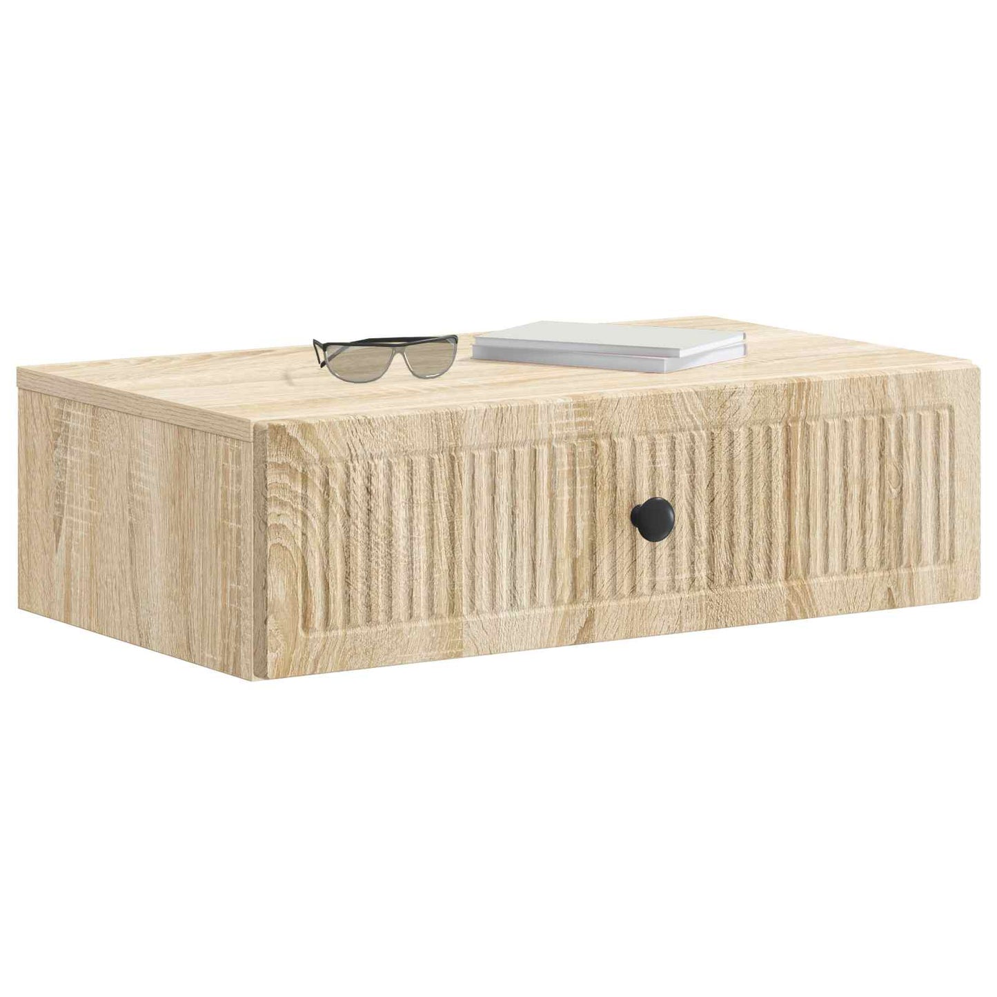 vidaXL Τραπεζάκι Τοίχου Sonoma Δρυς 59 x 34,5 x 17 εκ.