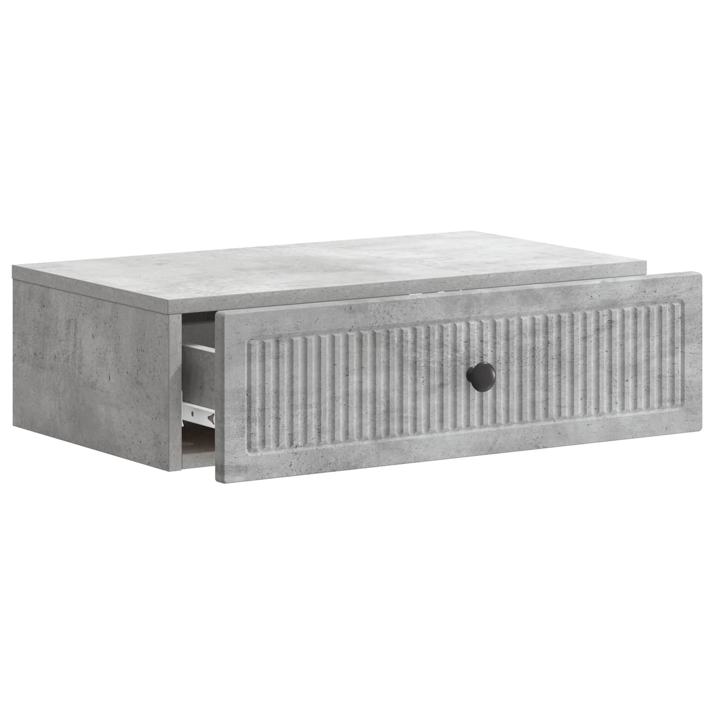 vidaXL Τραπεζάκι Τοίχου Γκρι Σκυροδέματος 59 x 34,5 x 17 εκ.