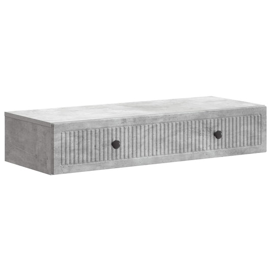 vidaXL Τραπεζάκι Τοίχου Γκρι Σκυροδέματος 87,5 x 34,5 x 17 εκ.