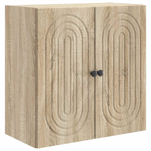 vidaXL Τοίχου Ντουλάπα Sonoma Δρυς 59 x 31 x 60 εκ Επεξεργασμένο Ξύλο