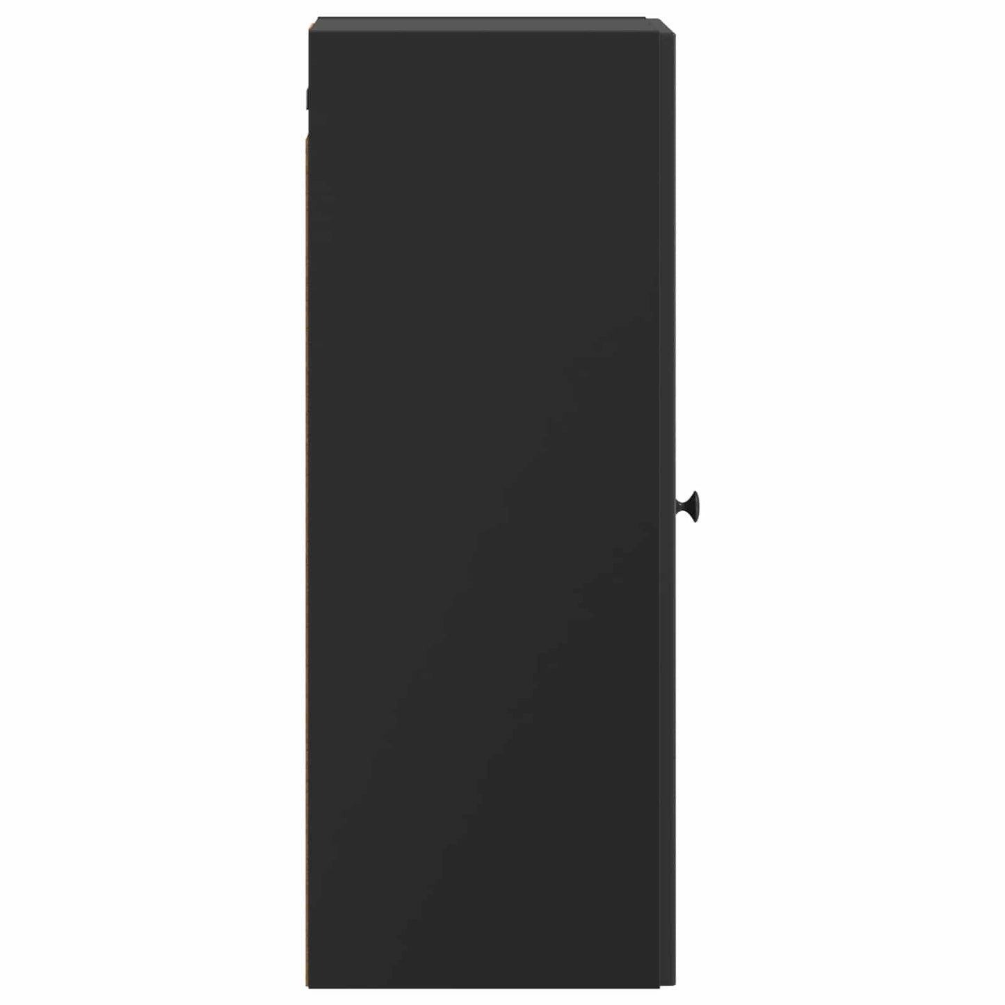 vidaXL Τοίχου Ντουλάπα Μαύρο 33 x 34,5 x 90 εκ Επεξεργασμένο Ξύλο