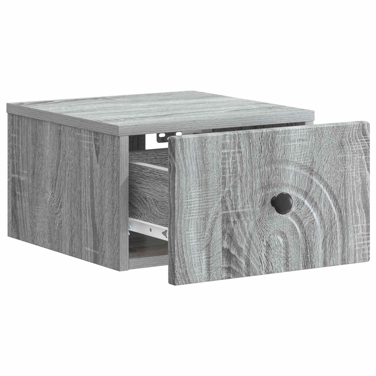 vidaXL Τοίχου Κρεμαστό Κομοδίνο 2 τμχ. Γκρι Sonoma 33 x 34,5 x 20 εκ
